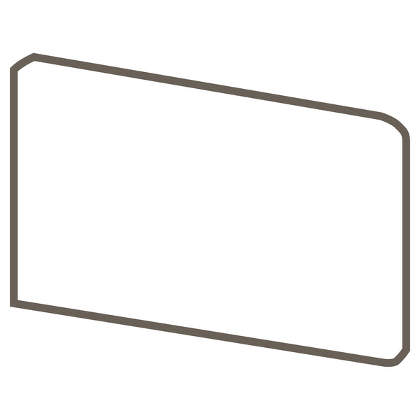 Daltile Color Wheel Classic Biscuit, SCL4369M, Bullnose Corner Left, Glossy | Daltile SKU K175SCL4369M1P2