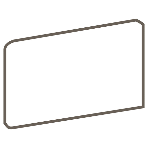 Daltile Color Wheel Classic Biscuit, SCR4369M, Bullnose Corner Right, Glossy | Daltile SKU K175SCR4369M1P2