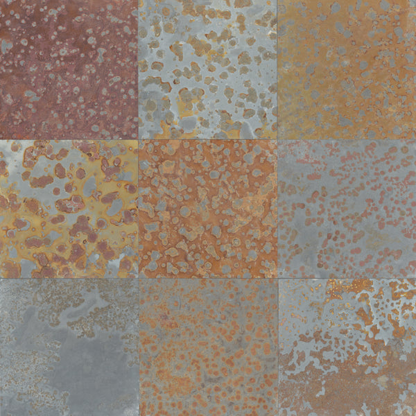 Bedrosians Brazilian Multicolor 12" x 12" Gauged Slate Tile | Item Code SLTBRZMUT1212G