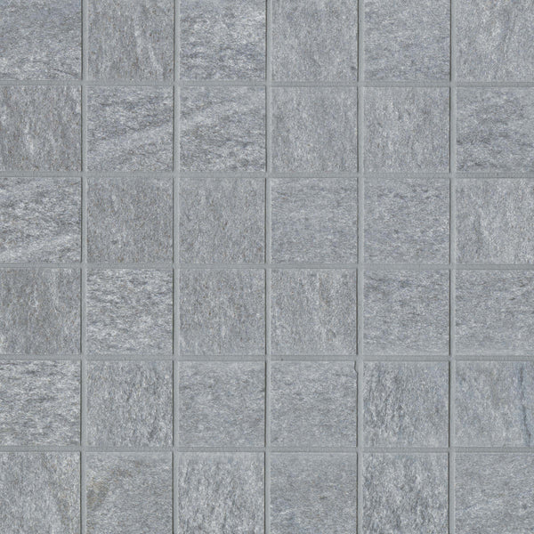 Bedrosians Urban 2.0 2" x 2" Floor & Wall Mosaic in Lava Grey | Item Code STPURBLAV22MO