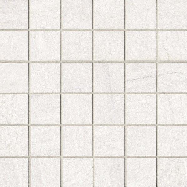 Bedrosians Urban 2.0 2" x 2" Floor & Wall Mosaic in Nova White | Item Code STPURBNOV22MO