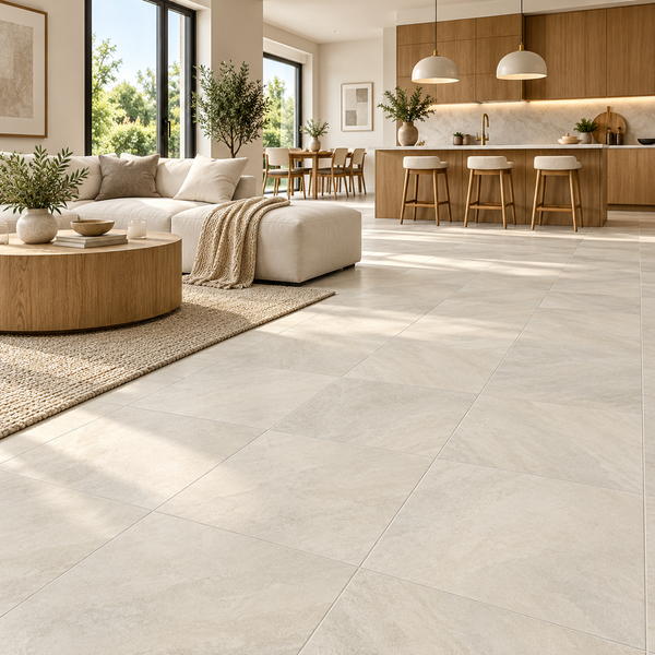 Choice Everest White, Square, 12X12, Block, Matte