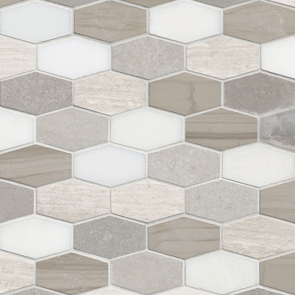 Bellagio Blend Elongated Hexagon 10mm, MSI product image