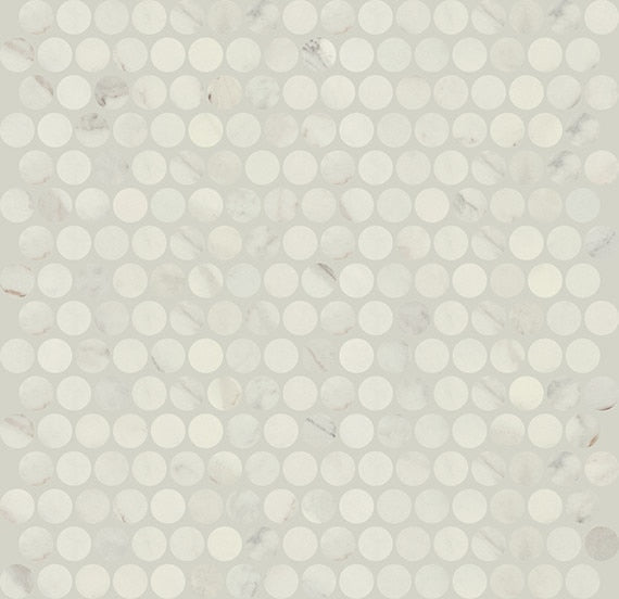 Daltile Famed Diamond, Penny Rounds, 3/4X3/4, Microban, Matte | Daltile SKU FM10PNYRDMS1P2