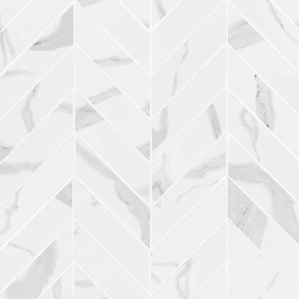 EDEN STATUARY CHEVRON MOSAIC 12X15