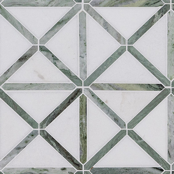 Verdant Green Geometrica Pattern Polished 10mm, MSI product image