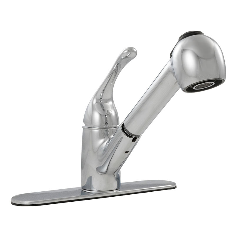 MSI 1-Handle Pull-Out Sprayer Kitchen Faucet in Chrome (8301-803) | MSI Item FAU-K1HCR8301-803