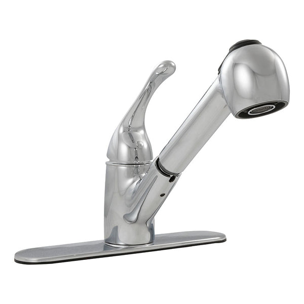 MSI 1-Handle Pull-Out Sprayer Kitchen Faucet in Chrome (8301-803) | MSI Item FAU-K1HCR8301-803