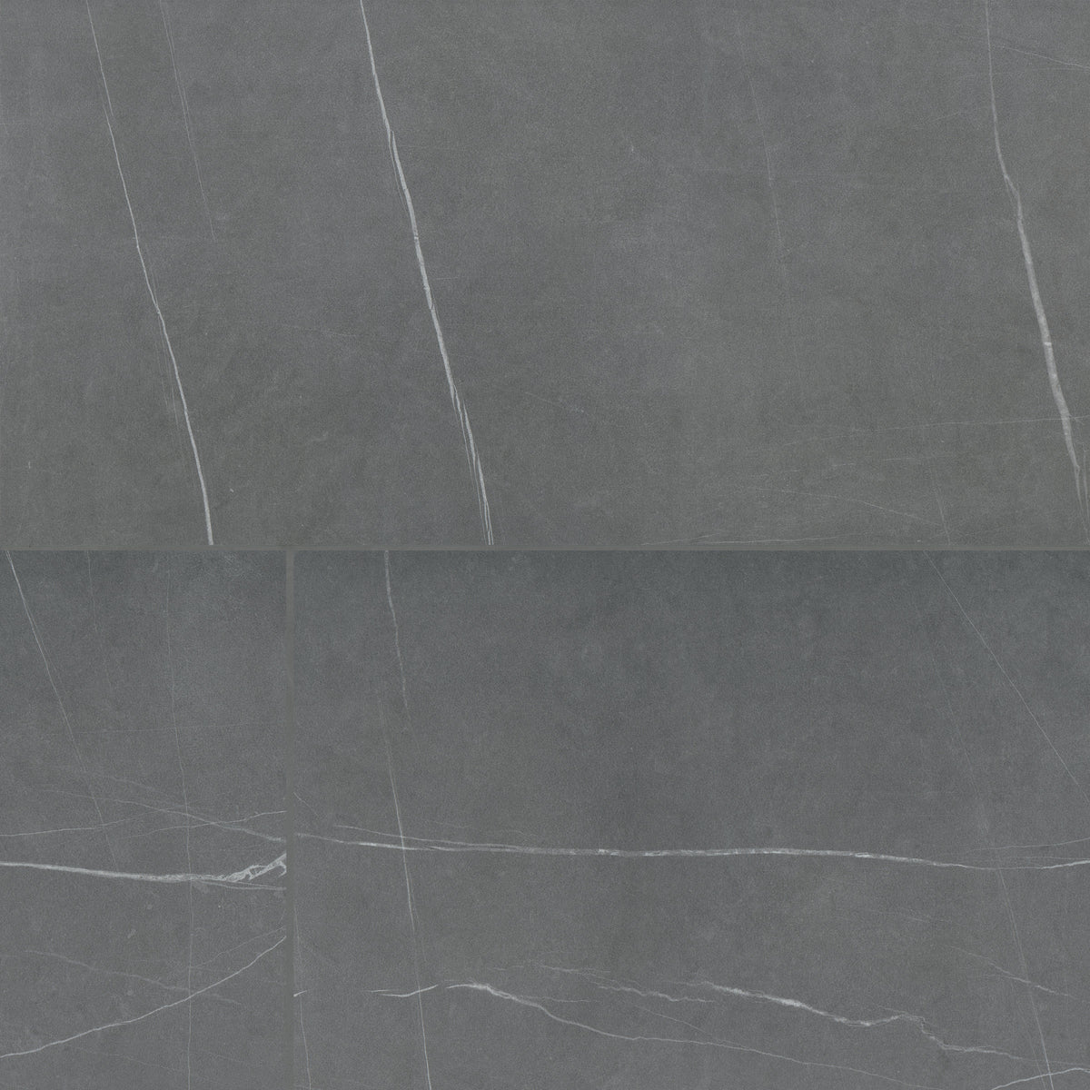Bedrosians Nomade 24"x48" Matte Porcelain Tile in Noir | Item Code 100000179
