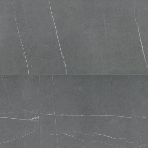 Bedrosians Nomade 24"x48" Matte Porcelain Tile in Noir | Item Code 100000179