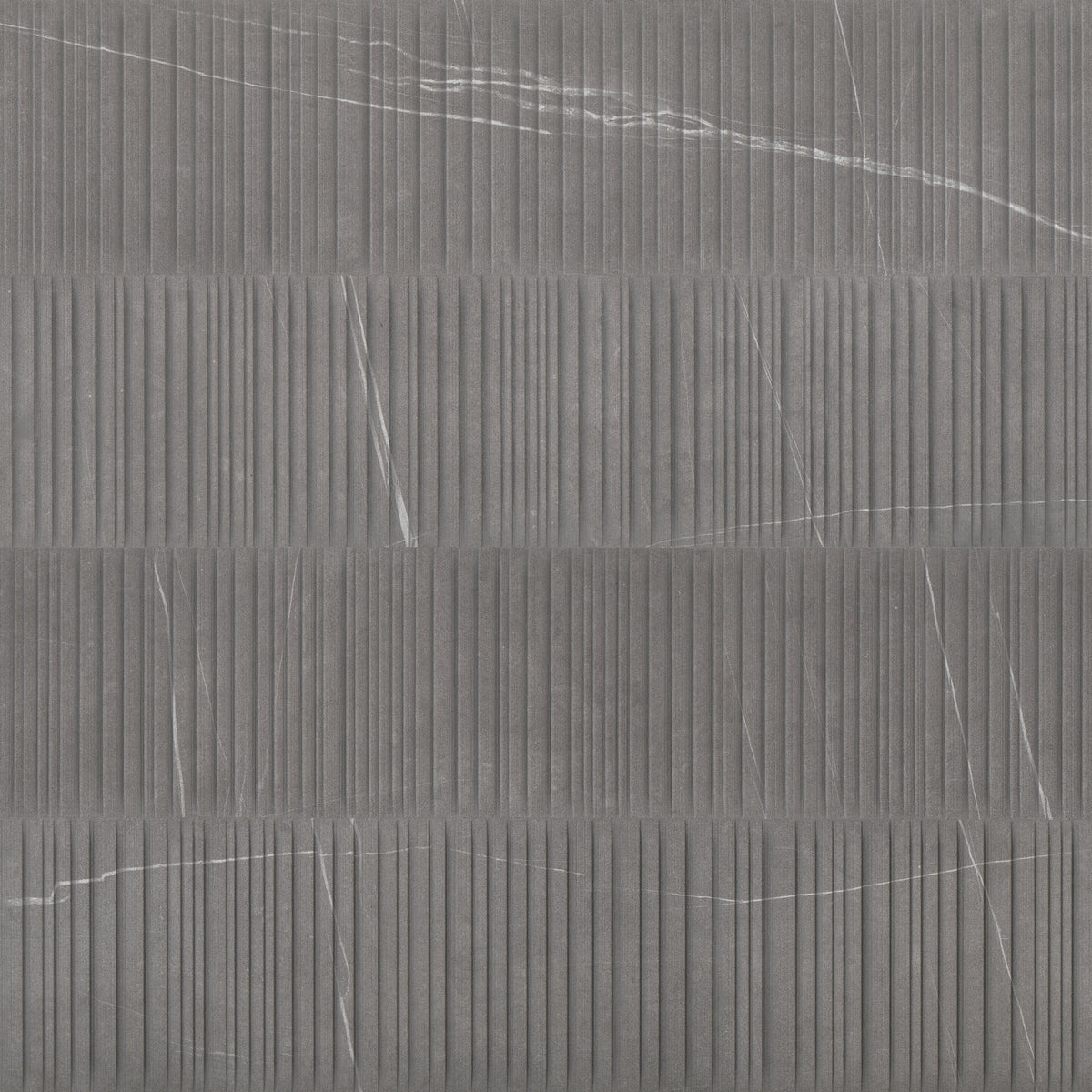 Bedrosians Nomade 24"x48" Parallelo Deco Matte Porcelain Tile in Argent | Item Code 100000180