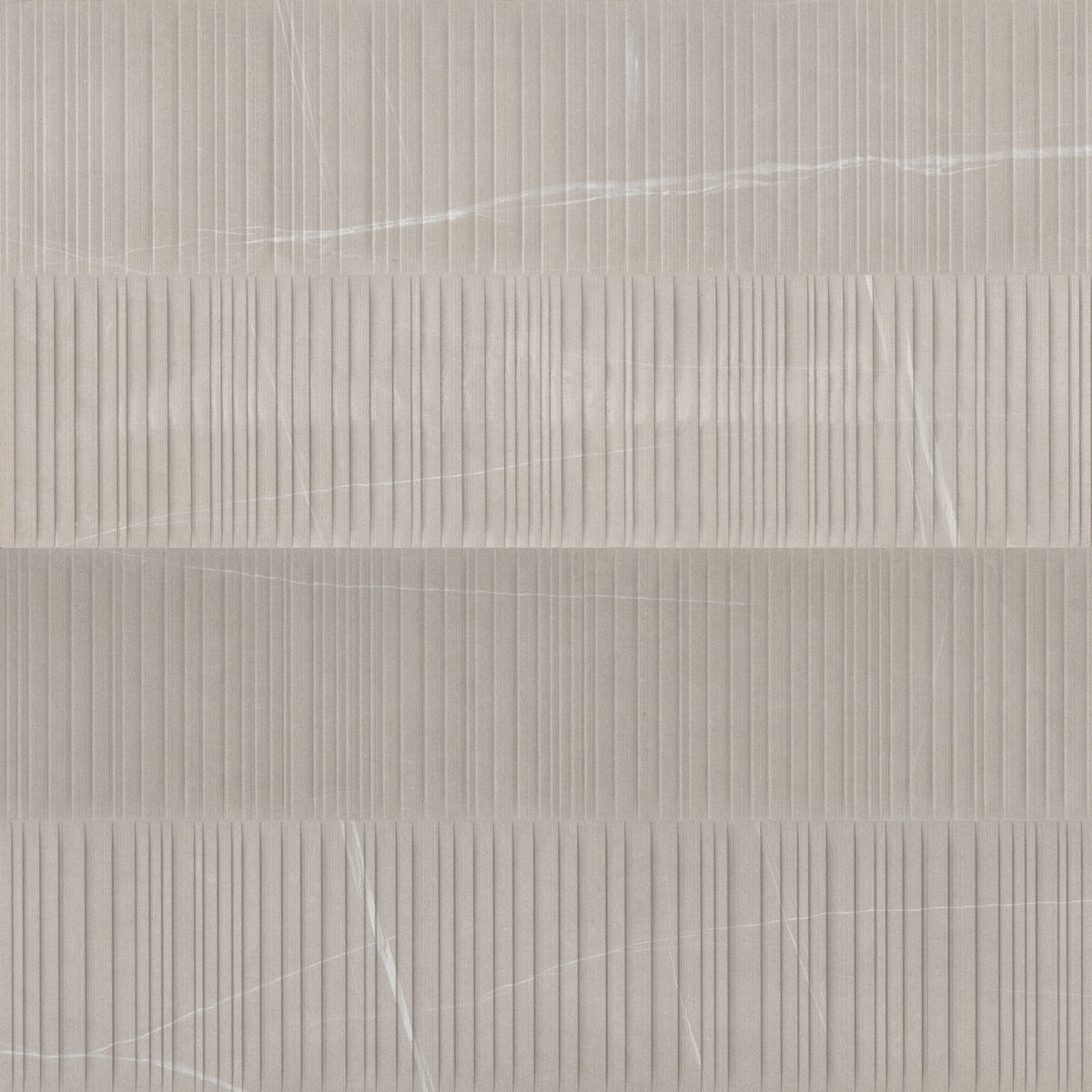 Bedrosians Nomade 24"x48" Parallelo Deco Matte Porcelain Tile in Bone | Item Code 100000181