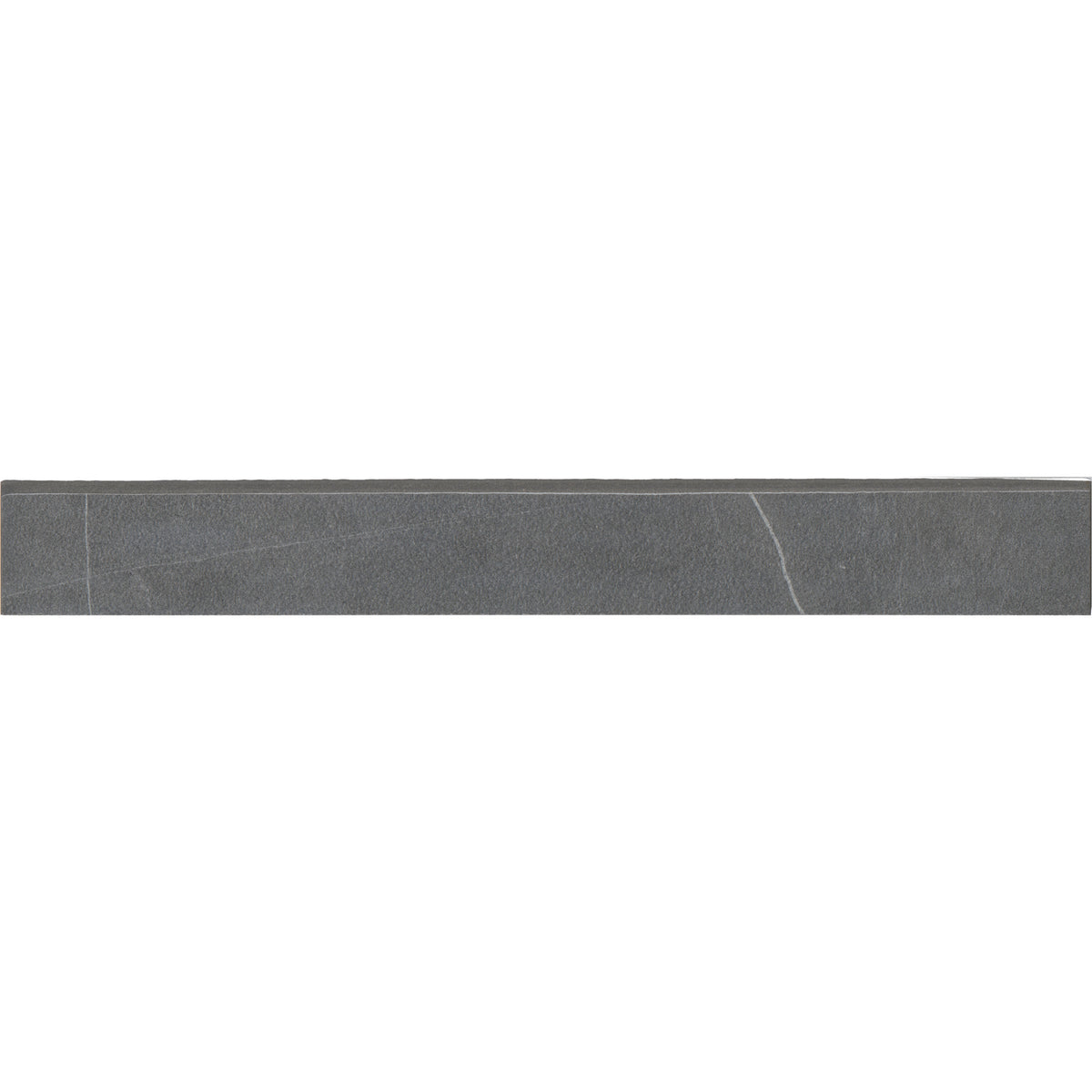 Bedrosians Nomade 3" x 24" Matte Porcelain Bullnose Trim in Noir | Item Code 100000188