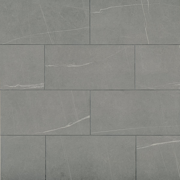 Bedrosians Nomade 12"x24" Matte Porcelain Tile in Argent | Item Code 100000693