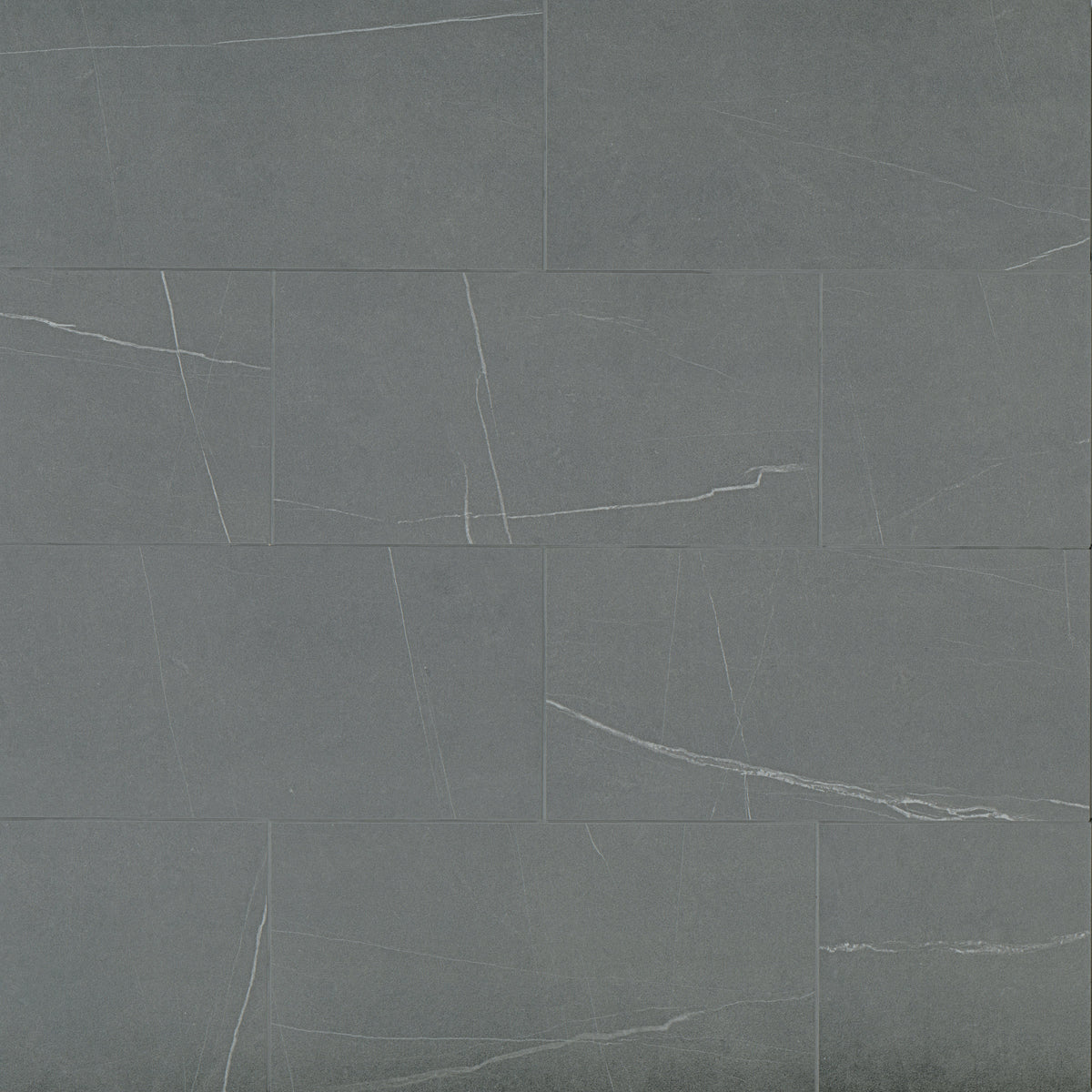 Bedrosians Nomade 12"x24" Matte Porcelain Tile in Noir | Item Code 100000695