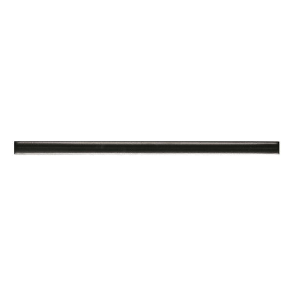 Bedrosians Clara .5" x 12" Matte Ceramic Jolly Trim in Noir | Item Code 100000810