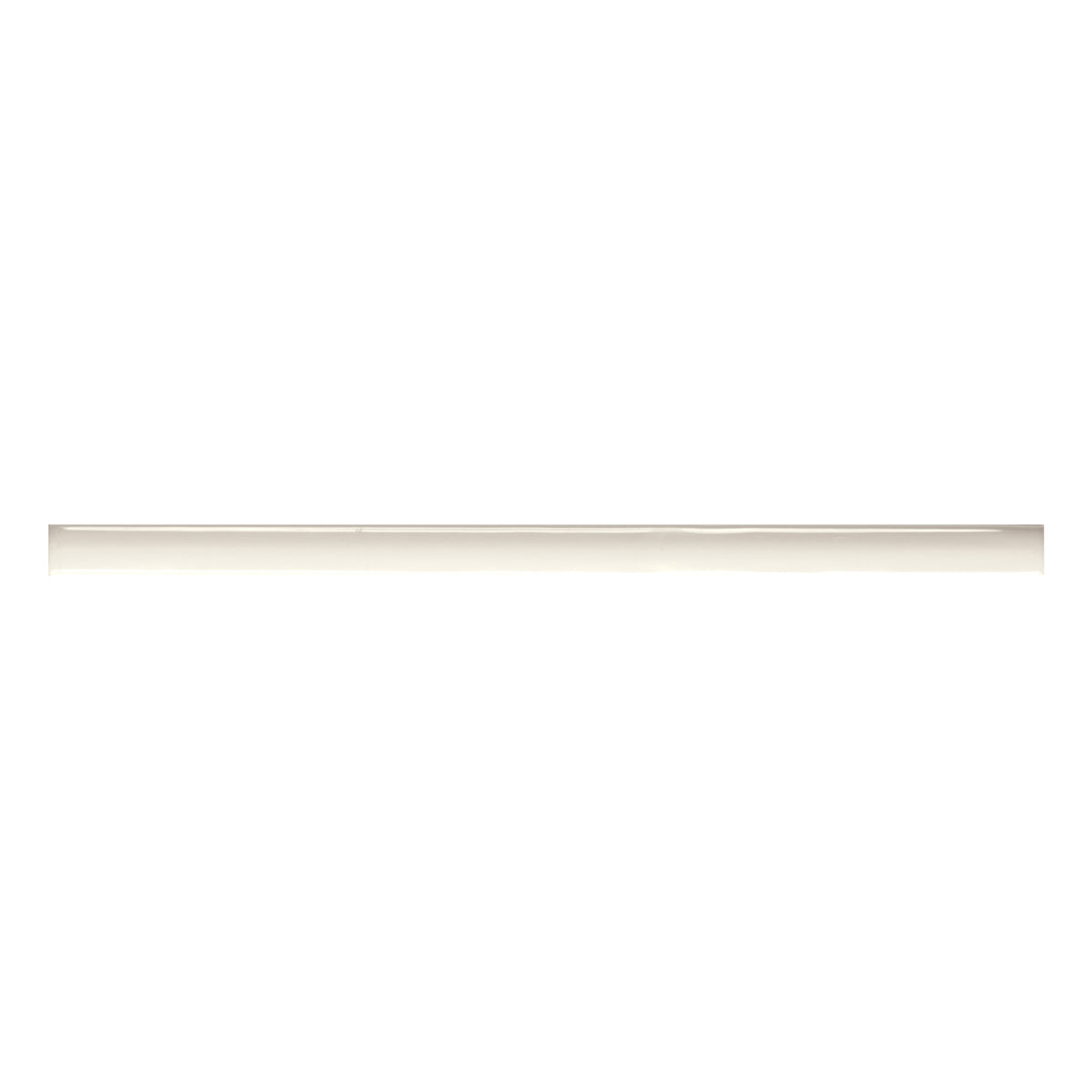 Bedrosians Clara .5" x 12" Glossy Ceramic Jolly Trim in Ivory | Item Code 100000812