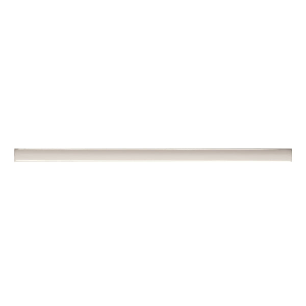 Bedrosians Clara .5" x 12" Glossy Ceramic Jolly Trim in Grey | Item Code 100000813