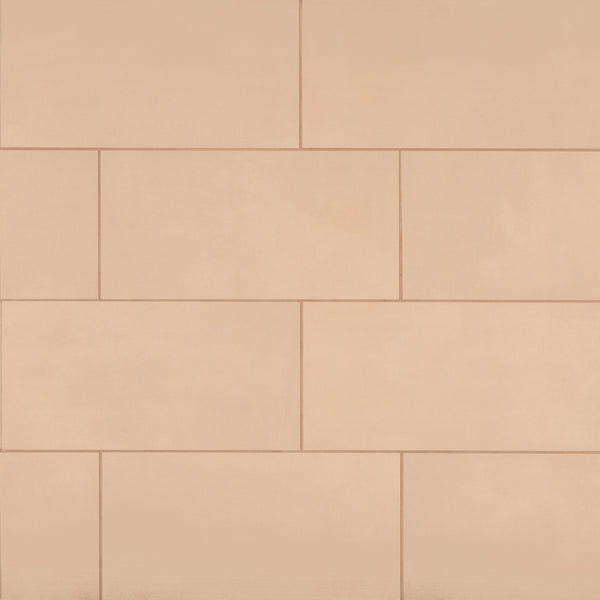 Bedrosians Sahara 12" x 24" Matte Porcelain Tile in Rose | Item Code 100001003
