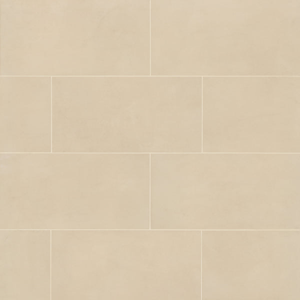 Bedrosians Sahara 12" x 24" Matte Porcelain Tile in Ecru | Item Code 100001004
