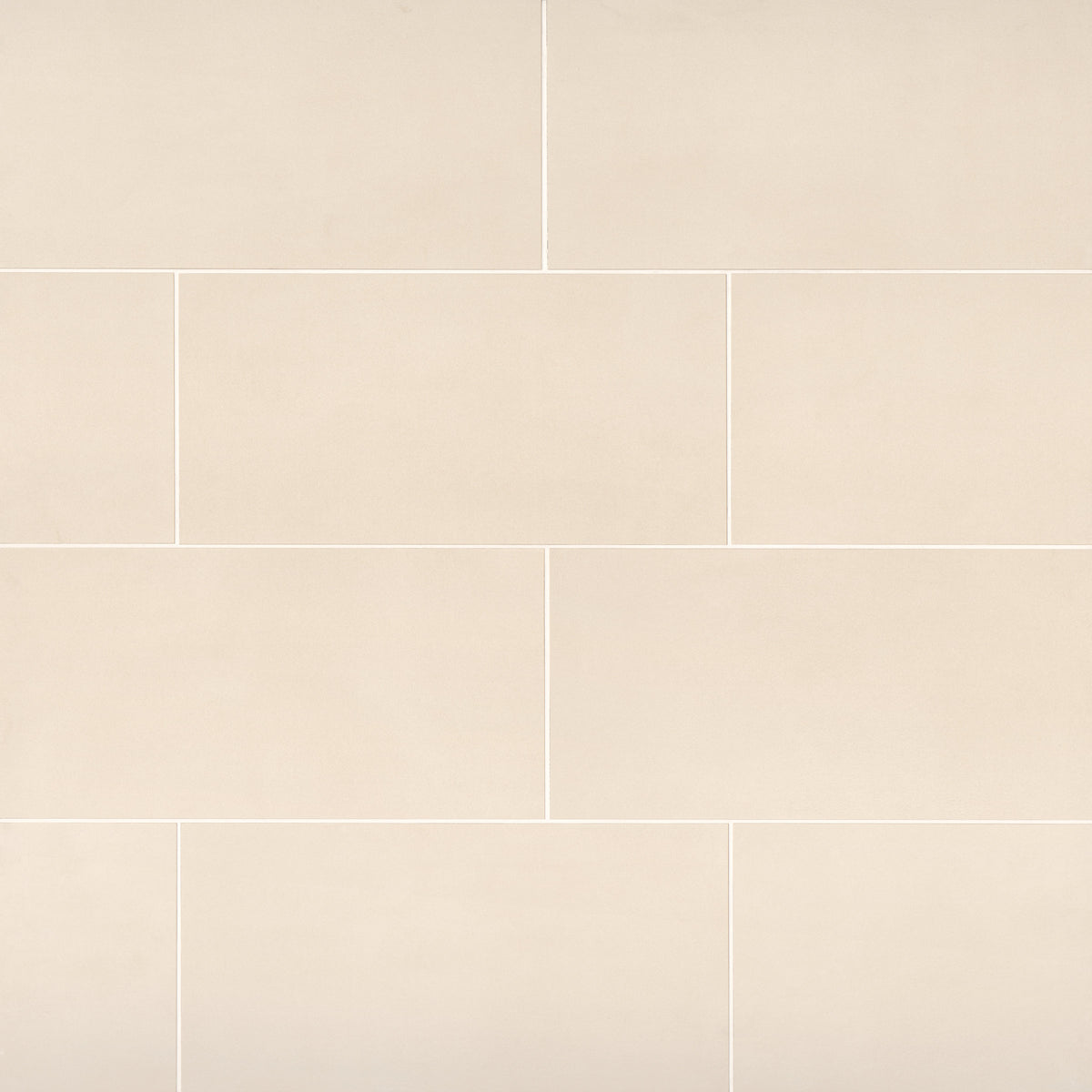 Bedrosians Sahara 12" x 24" Matte Porcelain Tile in White | Item Code 100001005