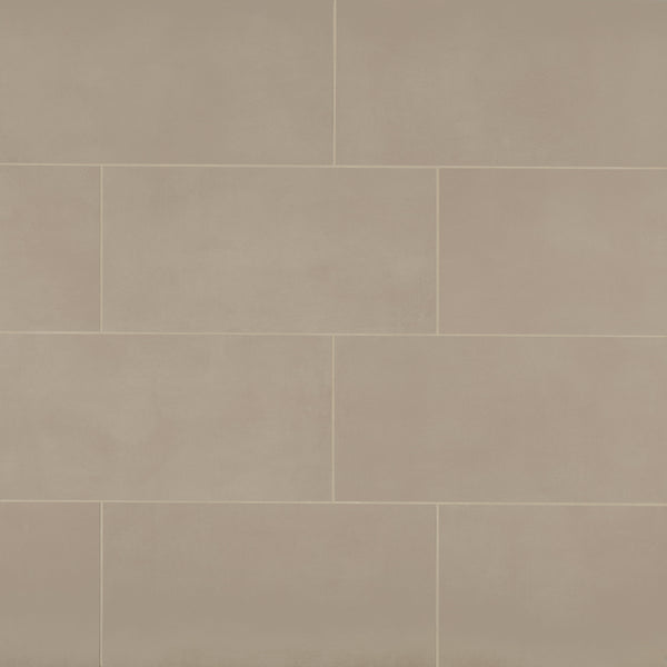 Bedrosians Sahara 12" x 24" Matte Porcelain Tile in Taupe | Item Code 100001007