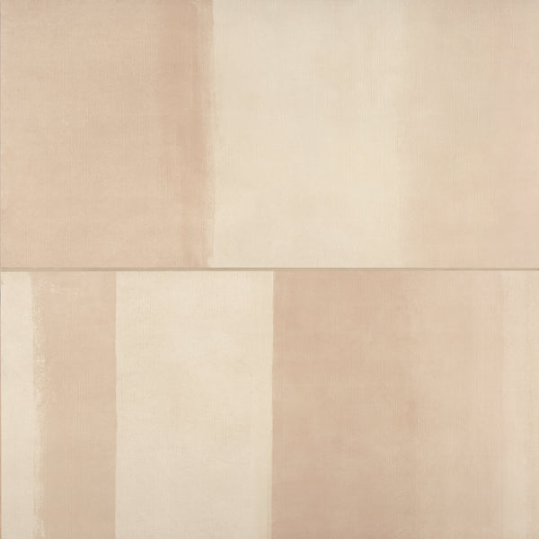 Bedrosians Sahara 24" x 48" Matte Deco Porcelain Tile in Warm | Item Code 100001016