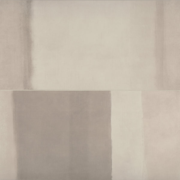 Bedrosians Sahara 24" x 48" Matte Deco Porcelain Tile in Cold | Item Code 100001017