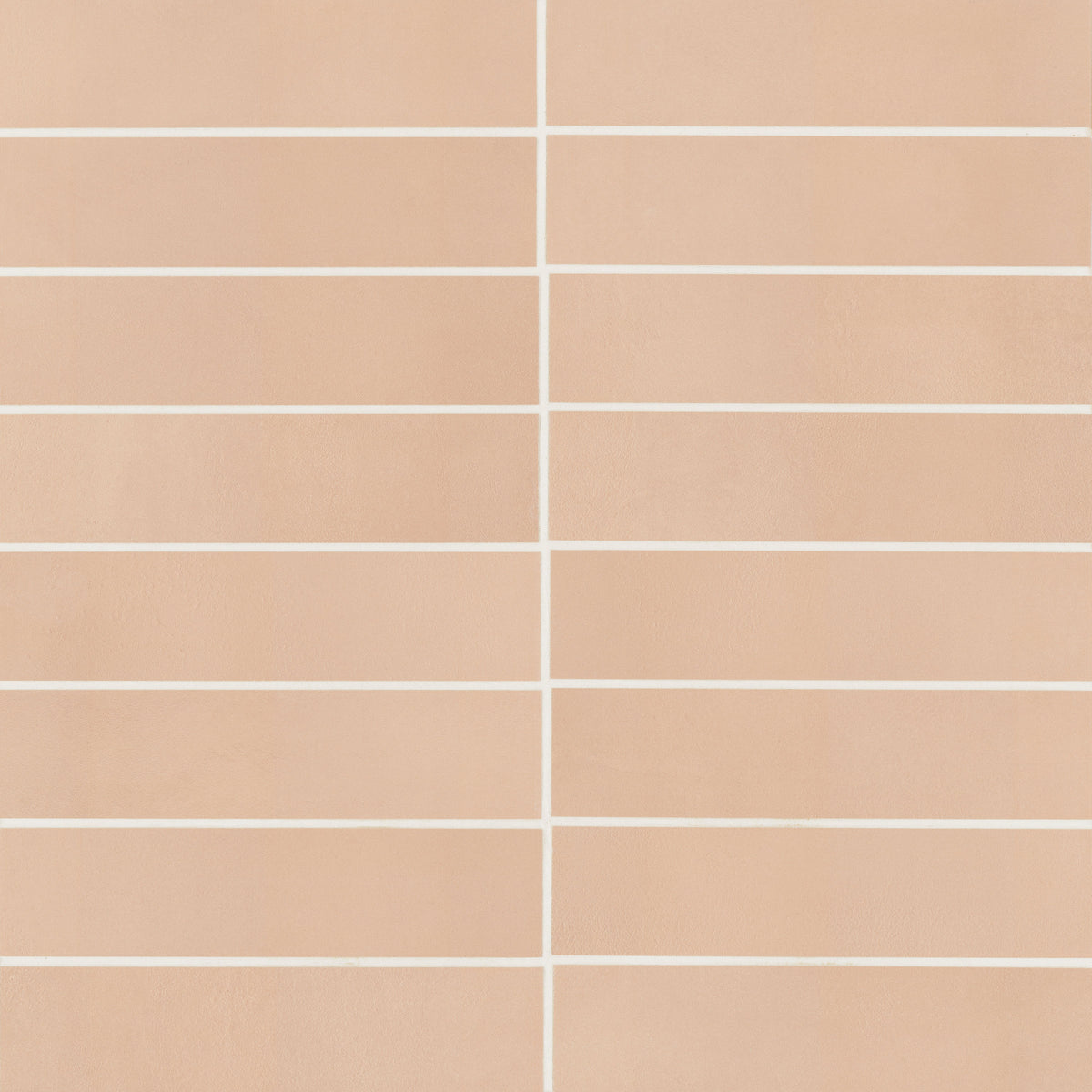Bedrosians Sahara 3" x 12" Matte Porcelain Tile in Rose | Item Code 100001019