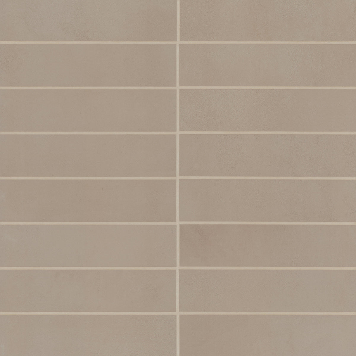 Bedrosians Sahara 3" x 12" Matte Porcelain Tile in Taupe | Item Code 100001023