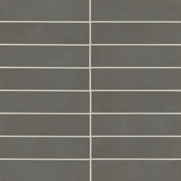 Bedrosians Sahara 3" x 12" Matte Porcelain Tile in Dark | Item Code 100001024