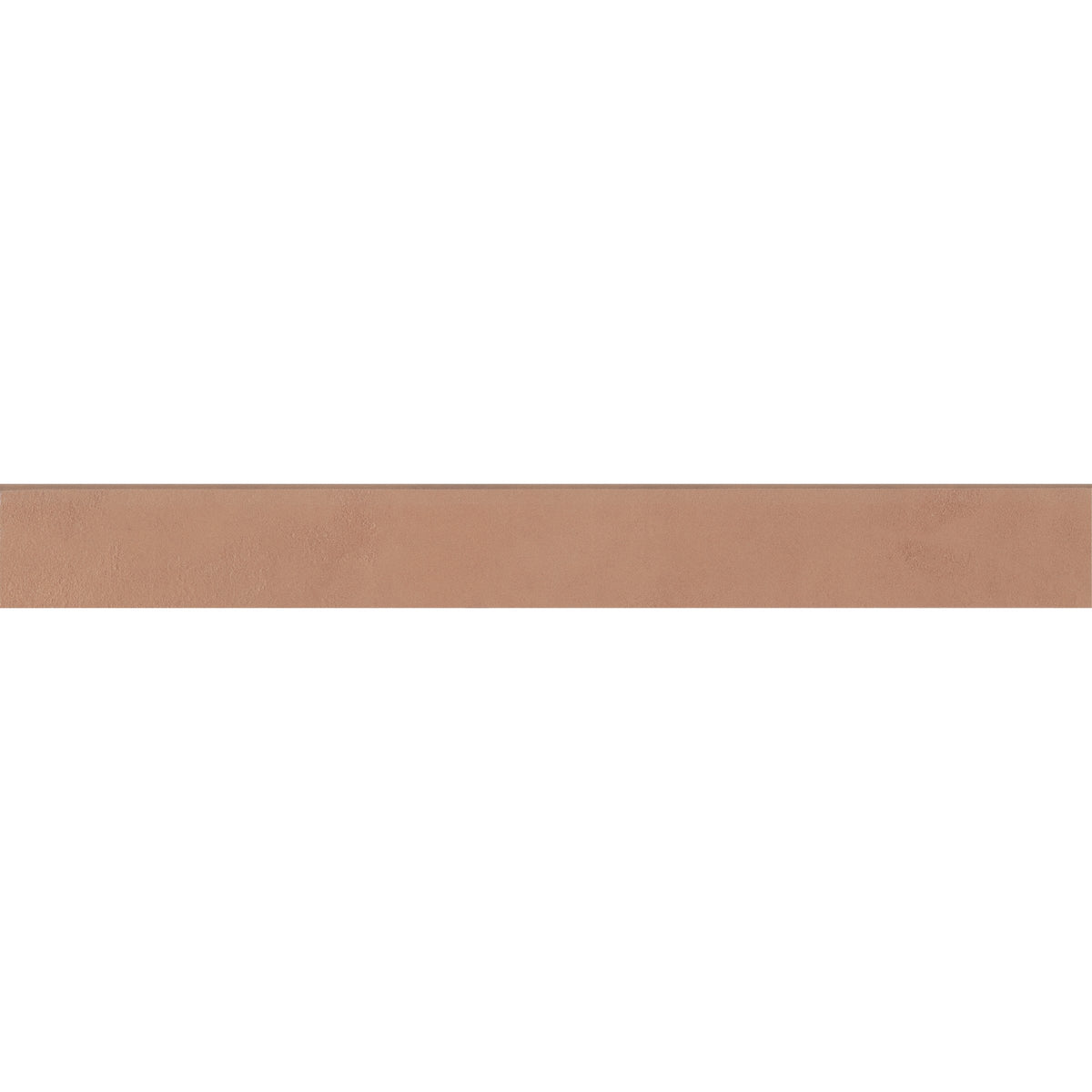 Bedrosians Sahara 3" x 24" Matte Bullnose Porcelain Tile in Cotto | Item Code 100001025