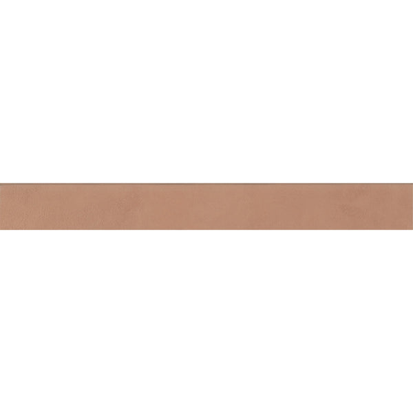 Bedrosians Sahara 3" x 24" Matte Bullnose Porcelain Tile in Cotto | Item Code 100001025