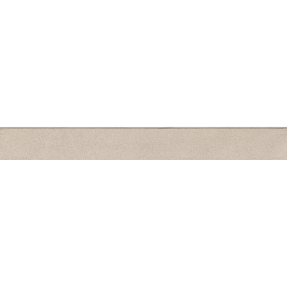 Bedrosians Sahara 3" x 24" Matte Bullnose Porcelain Tile in Ecru | Item Code 100001029