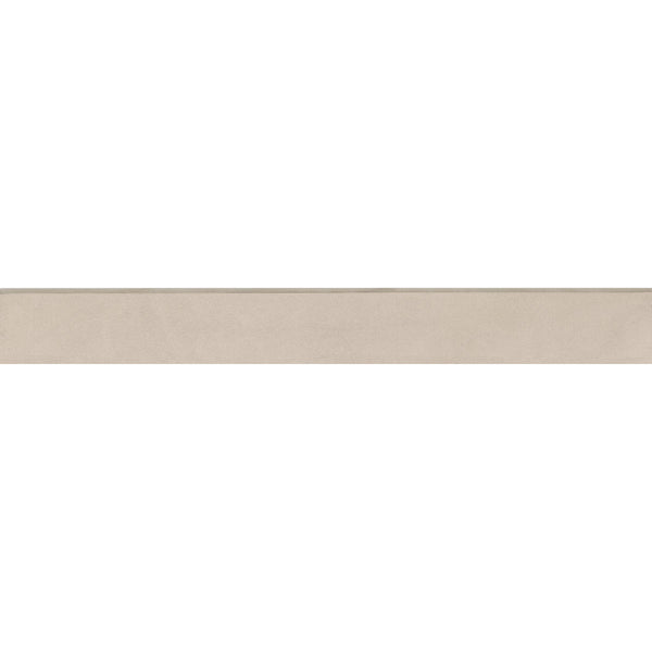 Bedrosians Sahara 3" x 24" Matte Bullnose Porcelain Tile in Ecru | Item Code 100001029