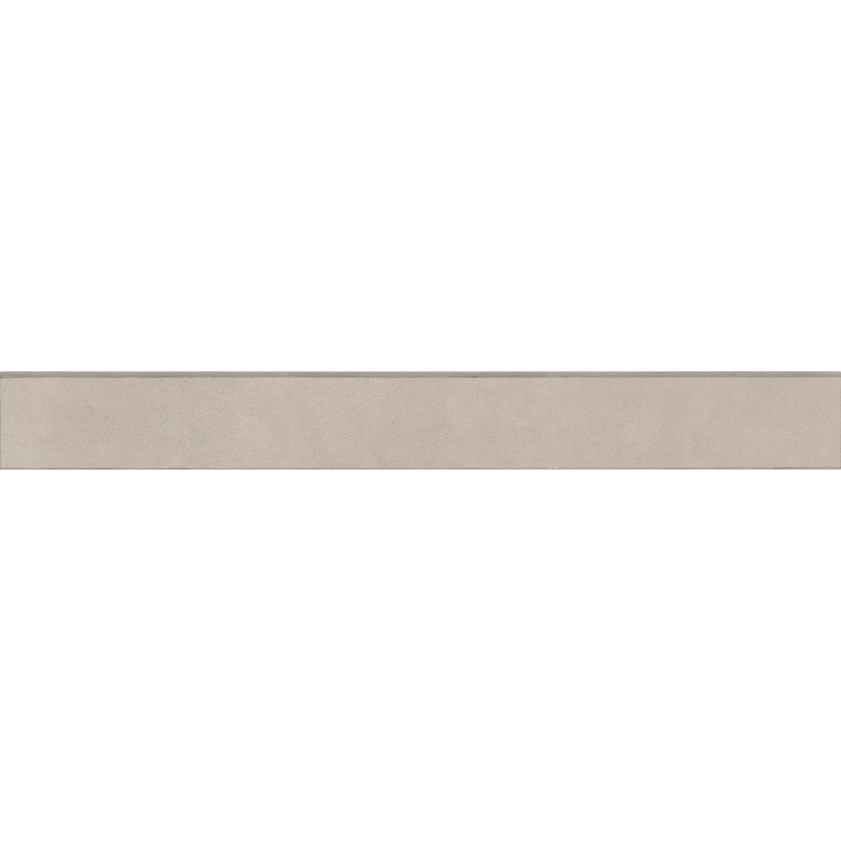 Bedrosians Sahara 3" x 24" Matte Bullnose Porcelain Tile in Grey | Item Code 100001032
