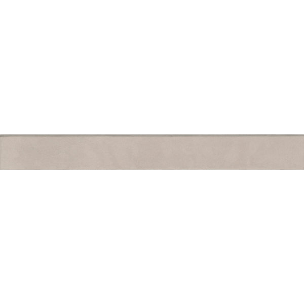 Bedrosians Sahara 3" x 24" Matte Bullnose Porcelain Tile in Grey | Item Code 100001032