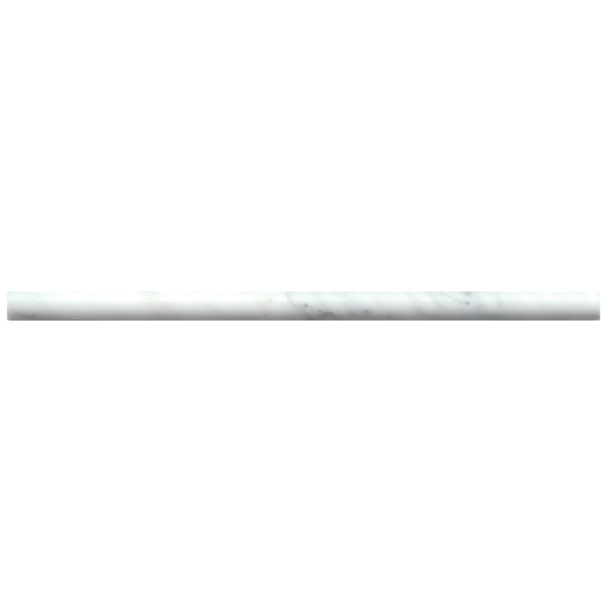 Bedrosians Monet .5" x 12" Honed Marble Trim in White Carrara | Item Code 100001388