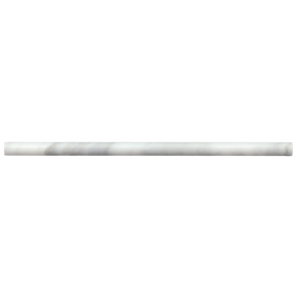 Bedrosians Monet .5" x 12" Honed Marble Trim in Oriental White | Item Code 100001389