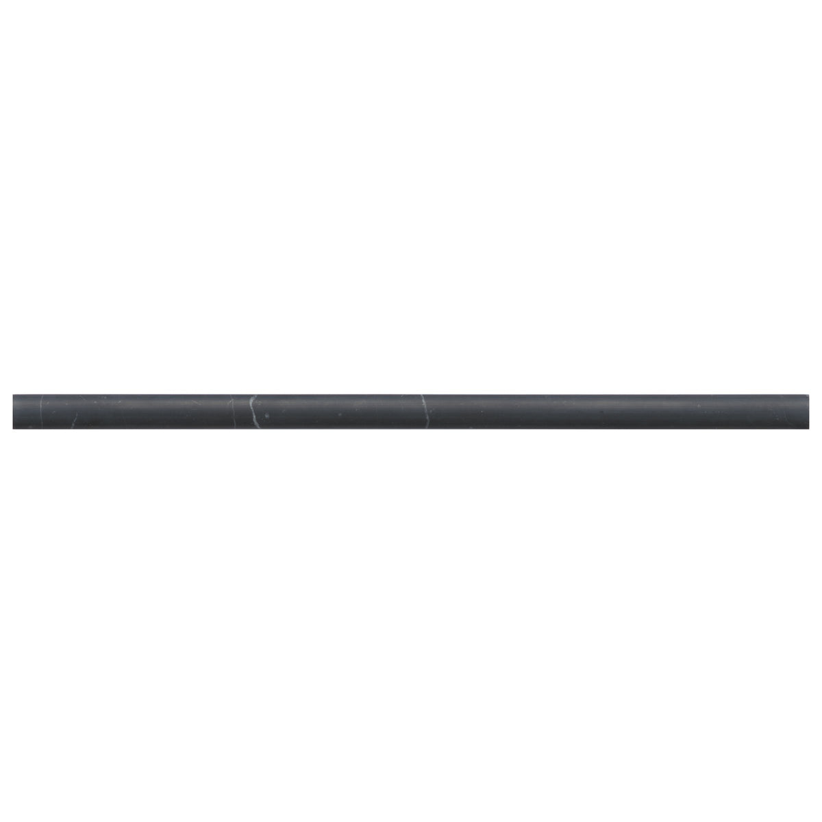 Bedrosians Monet .5" x 12" Honed Marble Trim in Nero Marquina | Item Code 100001390