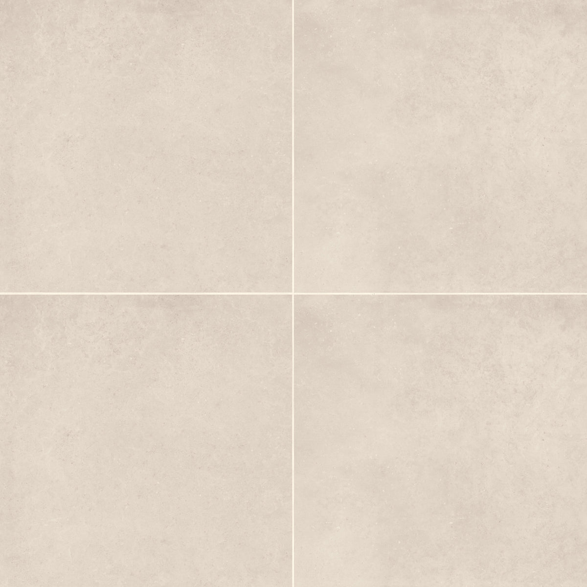 Bedrosians Thaddeus 32" x 32" Matte Porcelain Tile in Creme | Item Code 100001952