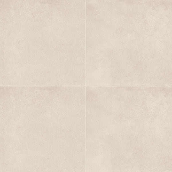 Bedrosians Thaddeus 32" x 32" Matte Porcelain Tile in Creme | Item Code 100001952