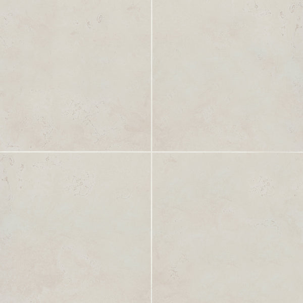 Bedrosians Thaddeus 32" x 32" Matte Porcelain Tile in White | Item Code 100001955