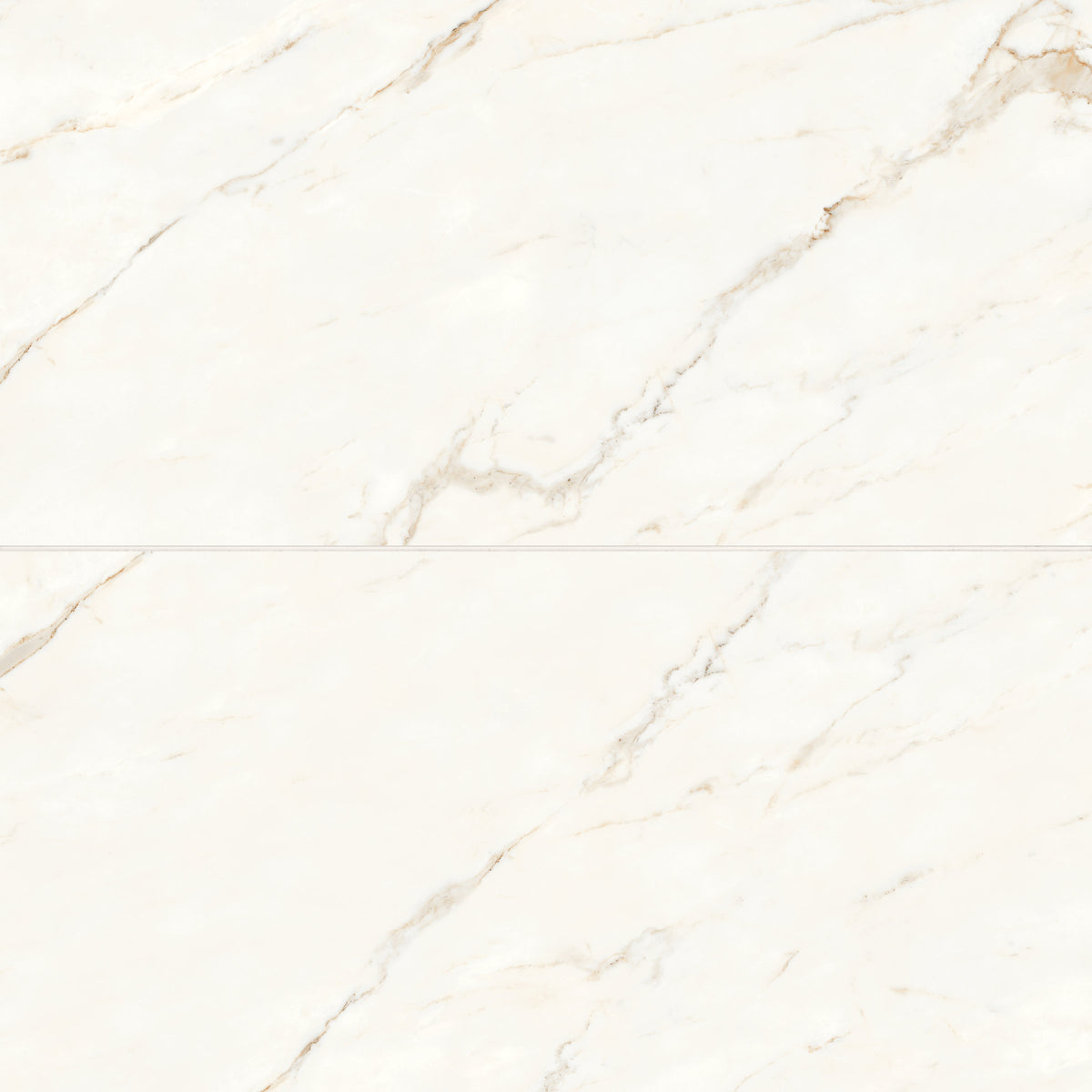 Bedrosians Magnifica Era 24" x 48" - 8mm Honed Porcelain Tile in Calacatta Oro | Item Code 100002293