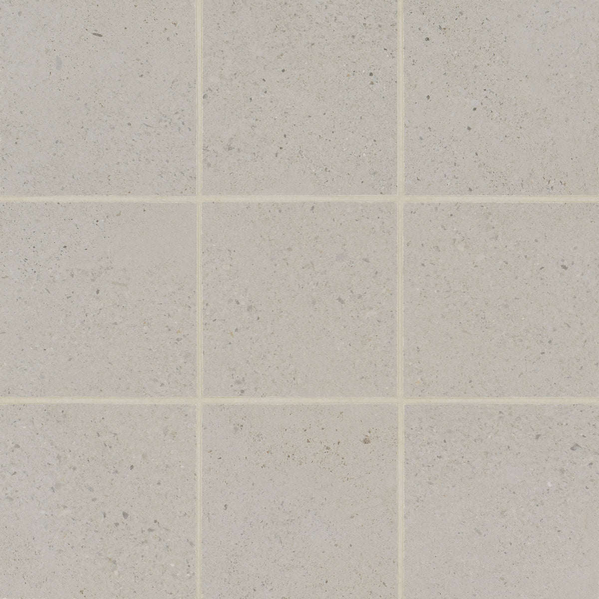 Bedrosians Thaddeus 4" x 4" Matte Porcelain Mosaic Tile in Pearl | Item Code 100002862