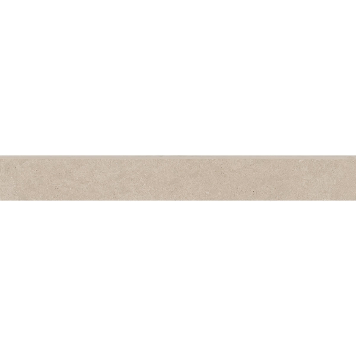Bedrosians Thaddeus 3" x 24" Matte Porcelain Bullnose Trim in Almond | Item Code 100002865