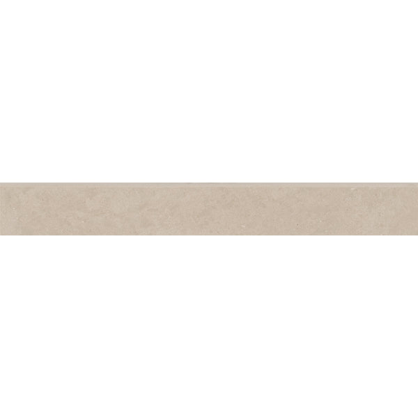 Bedrosians Thaddeus 3" x 24" Matte Porcelain Bullnose Trim in Almond | Item Code 100002865