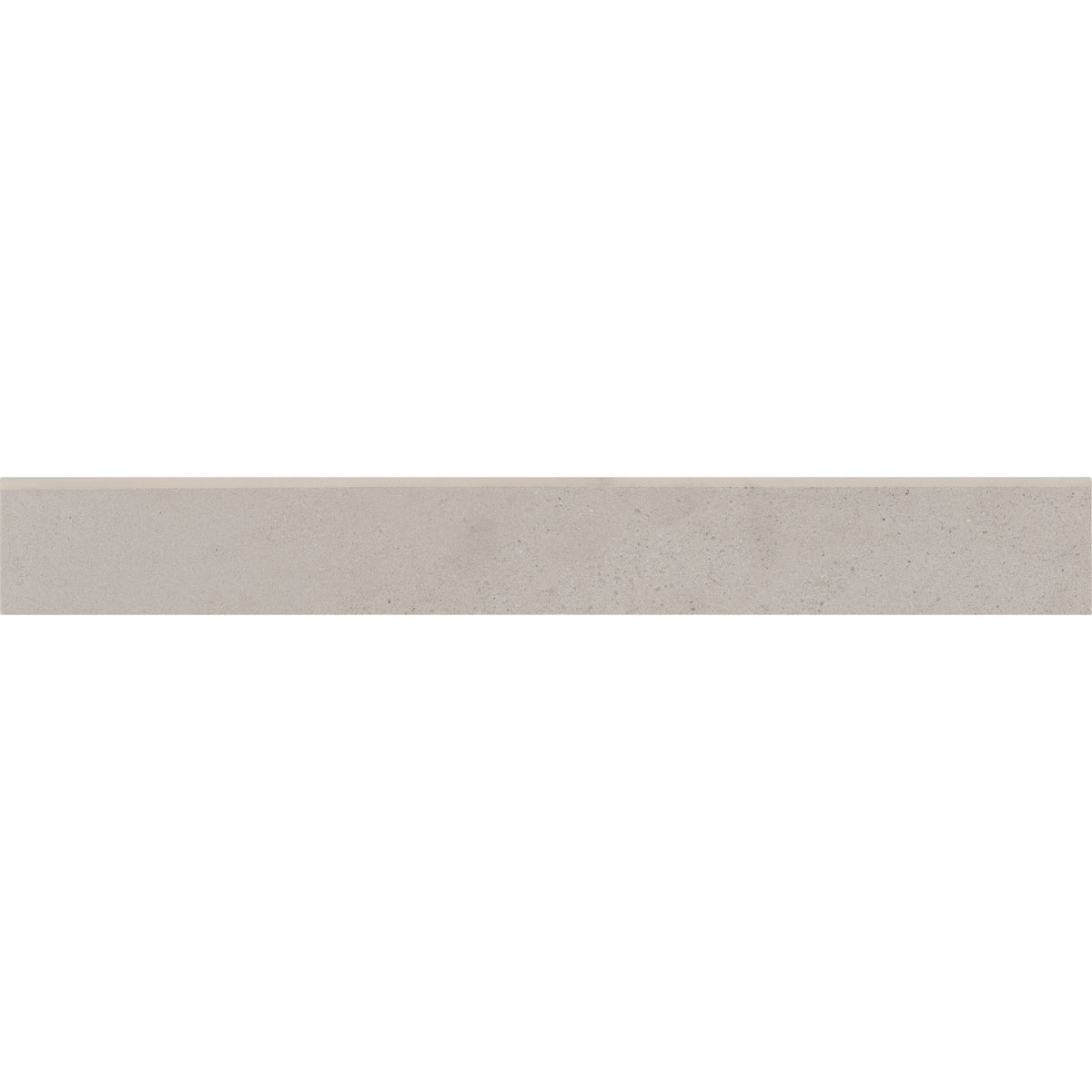 Bedrosians Thaddeus 3" x 24" Matte Porcelain Bullnose Trim in Pearl | Item Code 100002867