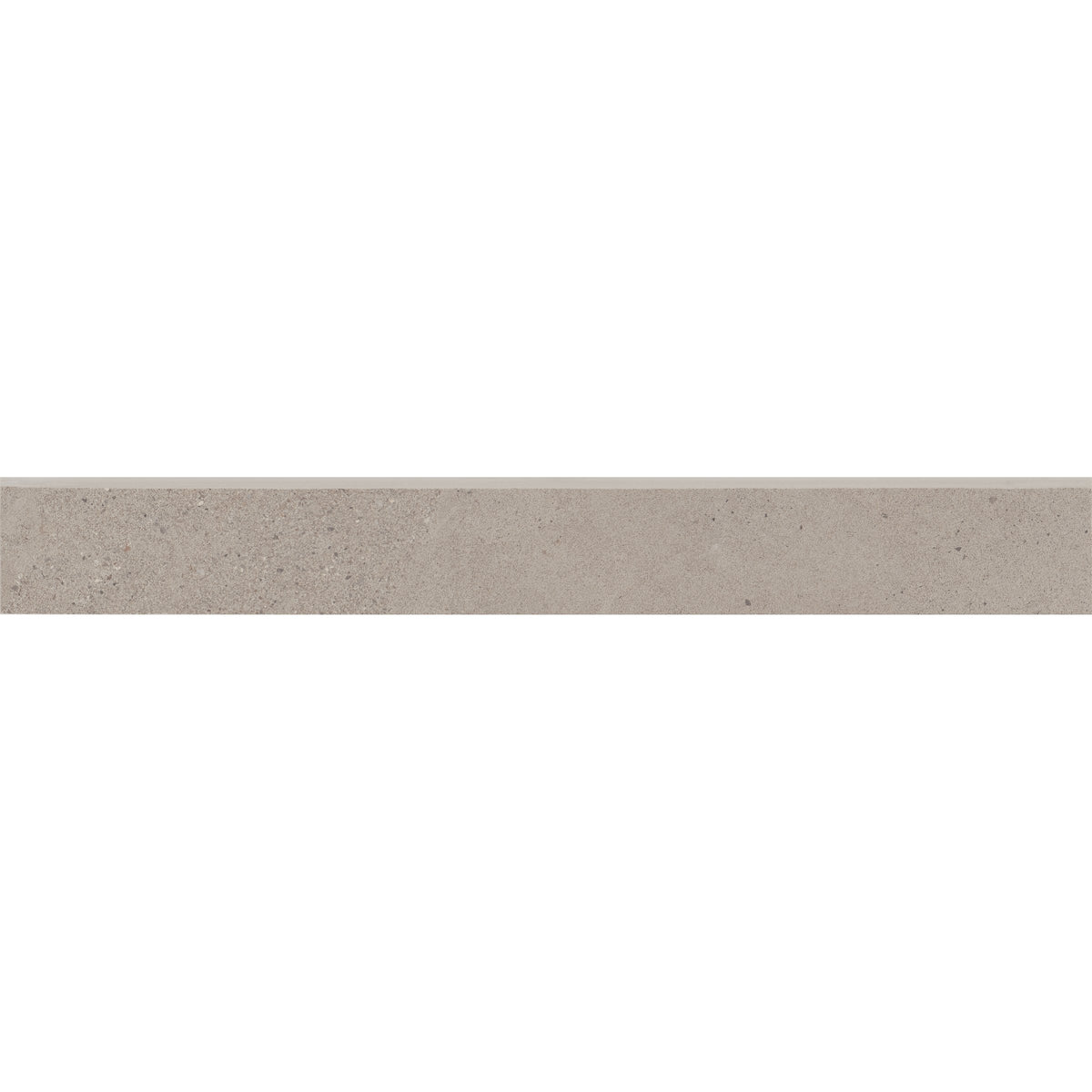 Bedrosians Thaddeus 3" x 24" Matte Porcelain Bullnose Trim in Taupe | Item Code 100002868