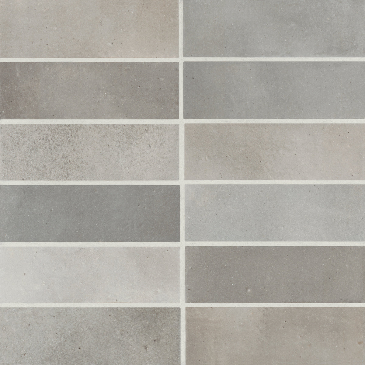 Bedrosians Celine 2" x 6" Matte Porcelain Floor & Wall Tile in Greige | Item Code 100003112